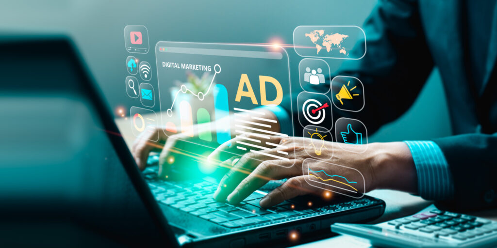 digital marketing commerce online sale concept, promotion of products or services through digital channels search engine, social media, email, website, digital marketing strategies and goals. seo ppc digital marketing commerce online sale concept, promotion of products or services through digital channels search engine, social media, email, website, digital marketing strategies and goals. seo ppc